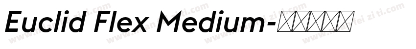 Euclid Flex Medium字体转换